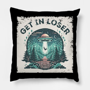 Quirky UFO Get in Loser Pillow