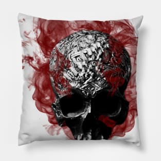 Red skull alternative Pillow