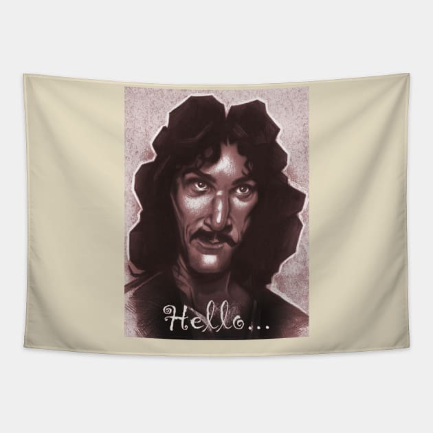 Inigo Montoya Tapestry by EdsThreads