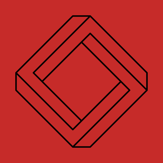 two impossible shapes ontop of eachother two impossible shapes ontop of eachother