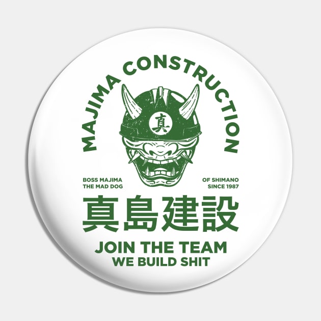 Majima Construction V2 Pin by Haunted House Tattoo