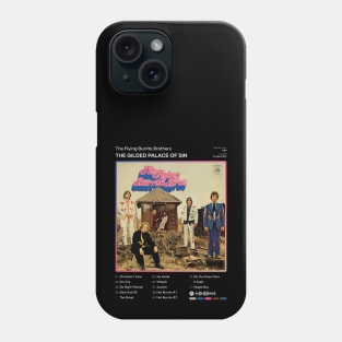 The Flying Burrito Brothers - The Gilded Palace Of Sin Tracklist Album Phone Case