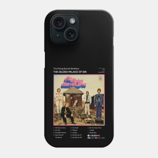 The Flying Burrito Brothers - The Gilded Palace Of Sin Tracklist Album Phone Case