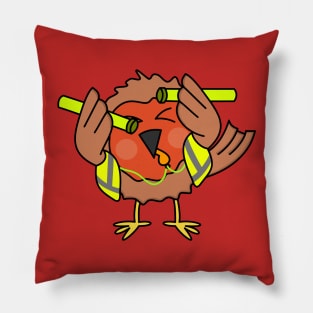 Ravin' Robin Pillow