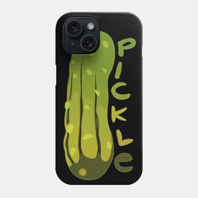 Pickle Phone Case by JerryWLambert