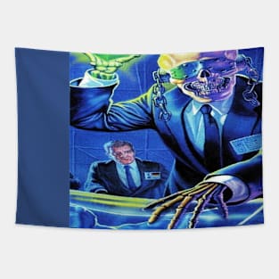 CEO Skull Tapestry