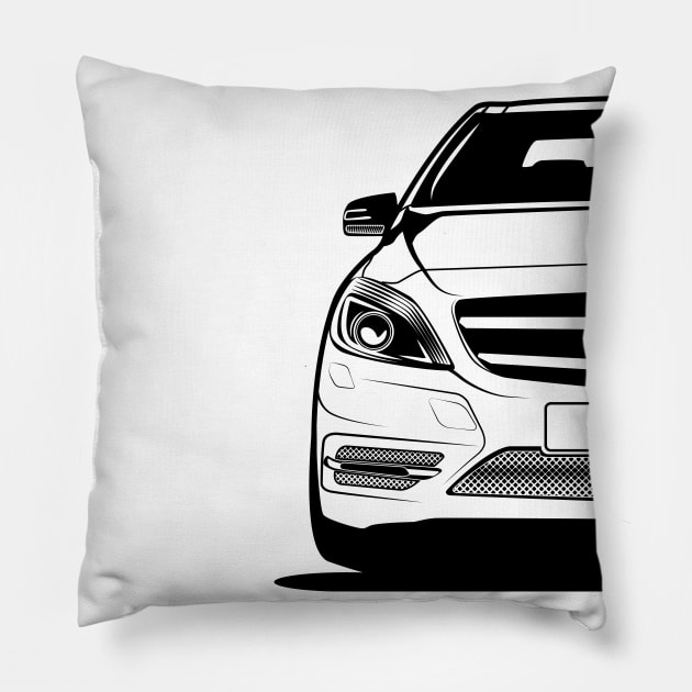 B Class 2012 Pillow by BlueRoller