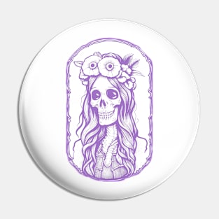 Beautiful dead girl design Pin