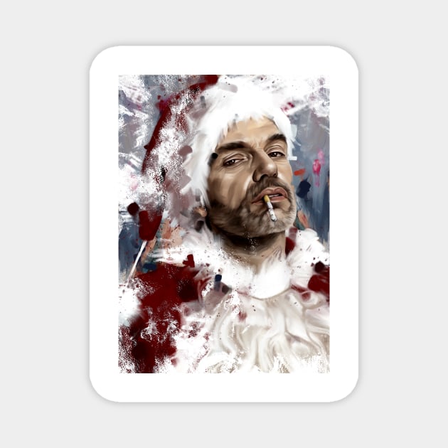 Bad Santa Magnet by dmitryb1