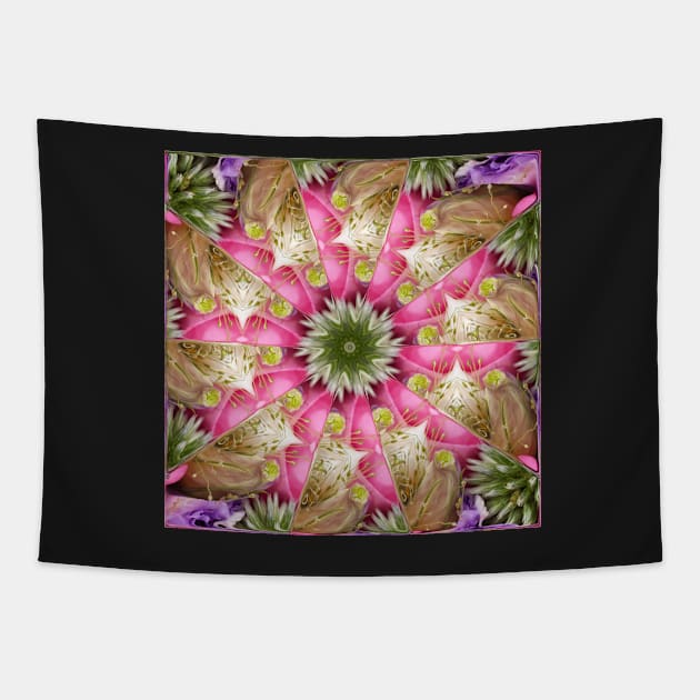 Kaleidoscope | Spring Flowers 1 Tapestry by machare