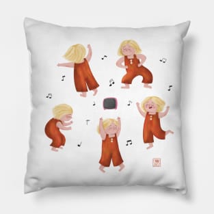 Dancing girl Pillow