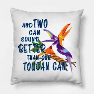 Two Toucans Pillow