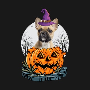 Funny French Bulldog Dog Halloween Costume for Dog Lover Gifts T-Shirt