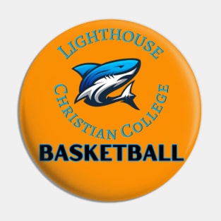 LCC Basketball Pin