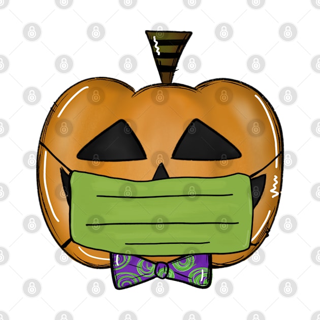 halloween pumpkin mask by ithacaplus