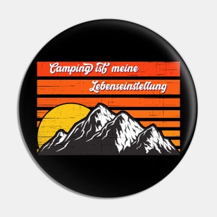 Camping Ist Meine Lebenseinstellung I Camper Sprüche Pin