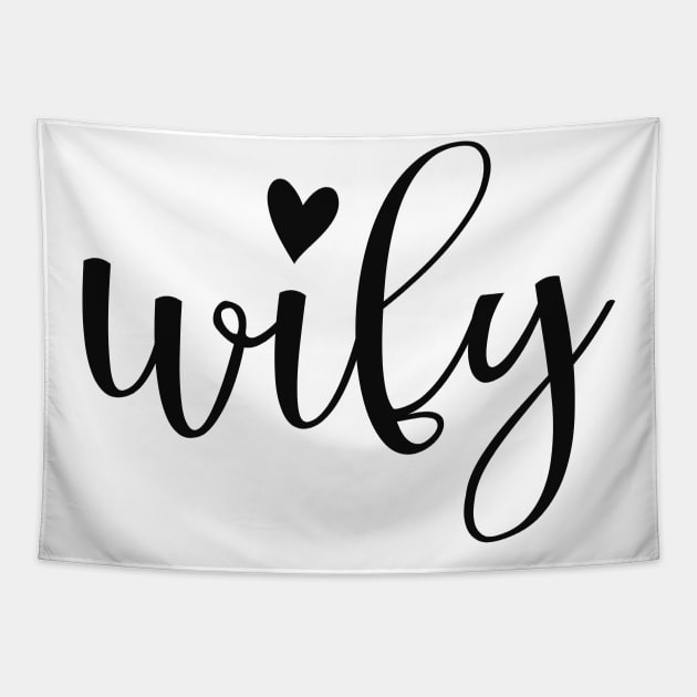 Wify - Wife Tapestry by KC Happy Shop