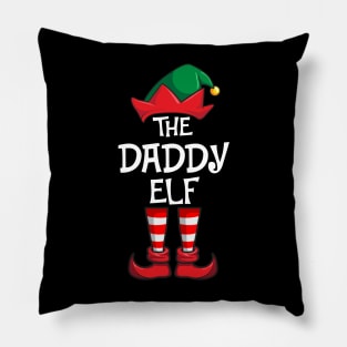 Daddy Elf Matching Family Christmas Dad Pillow