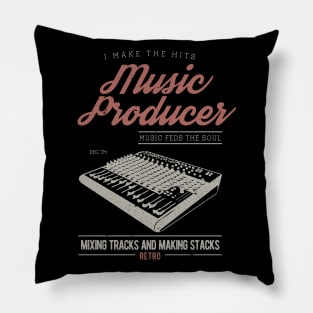 Music Producer Mixing Board Pillow