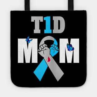 T1D Mom Type 1 Diabetes Awareness Gift Tote