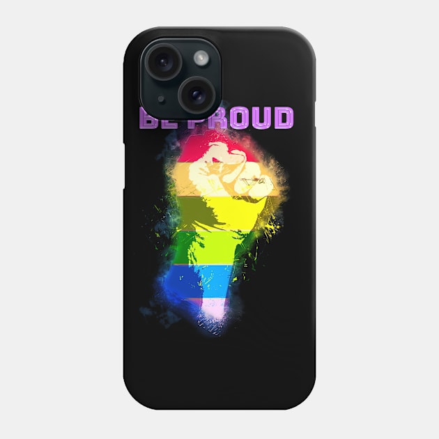 Be Proud Pride Design Phone Case by Elfogi