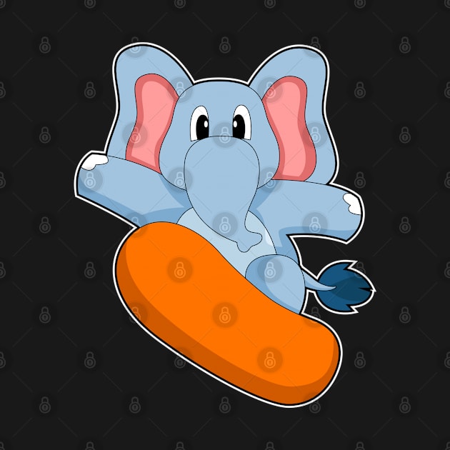 Elephant Snowboard Winter sports by Markus Schnabel