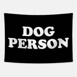 DOG PERSON Tapestry