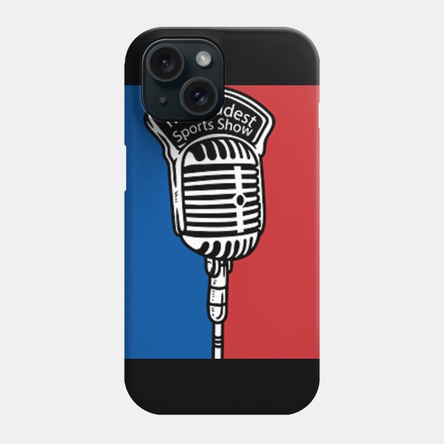 The Loudest Sports Show Mic Logo 2 Phone Case by PJWRahall