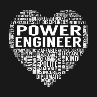 Power Engineer Heart T-Shirt