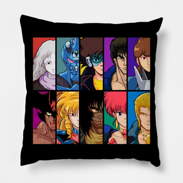 Anime OVA vs Anime OVA (Version 1) Pillow by manoystee