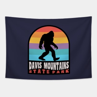 Davis Mountains State Park Bigfoot Sasquatch Texas Tapestry