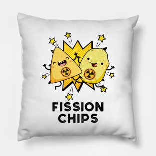 Fission Chips Funny Physics Food Pun Pillow