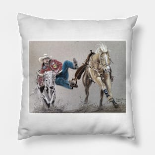 bulldogging Pillow