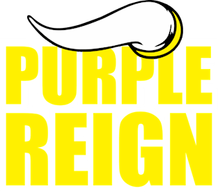 Minnesota Viking Purple Reign Magnet