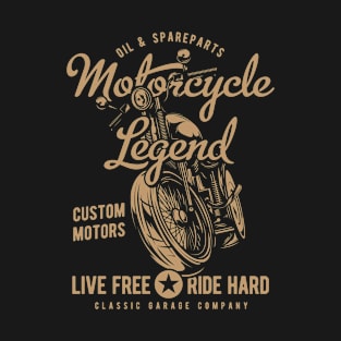 Motocycle legend motor custom T-Shirt