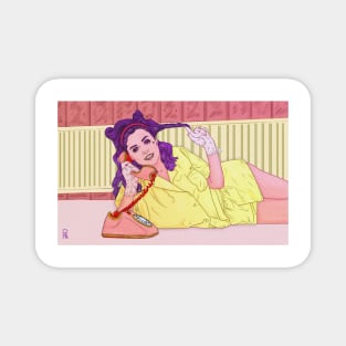 Lonely Hearts Line Magnet