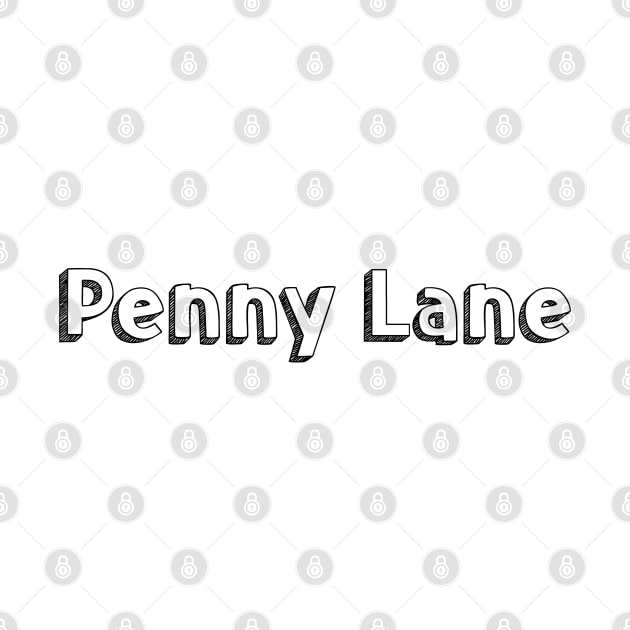 Penny Lane // Typography Design by Aqumoet