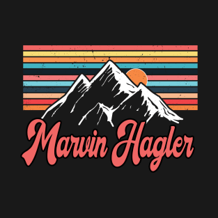 Graphic Proud Name Marvin Personalized Birthday 70s 80s 90s Styles T-Shirt