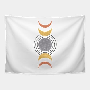 Moon phases abstract Tapestry