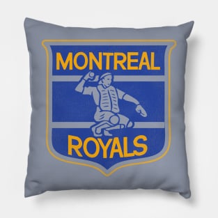 Defunct Montreal Royals Crest Baseball Team Pillow