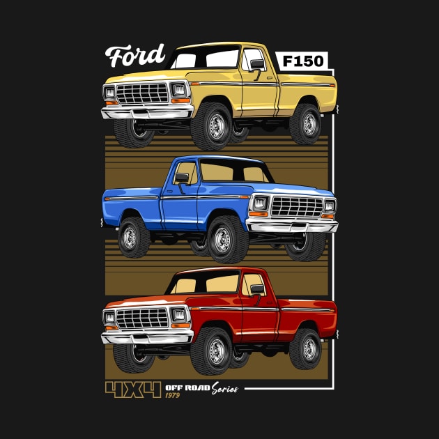 Retro F150 Pickup Car by milatees