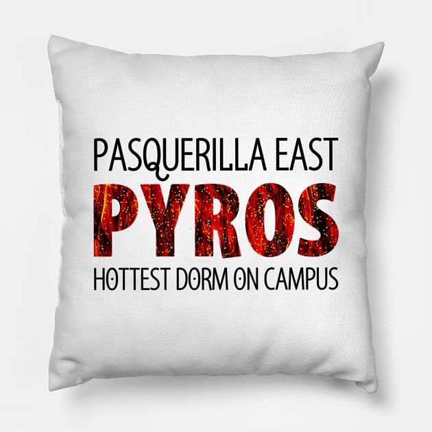 Pasquerilla East Pyros Pillow by sparkling-in-silence