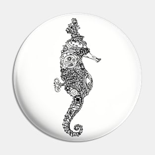 "Cecil" The Steampunk Seahorse Pin