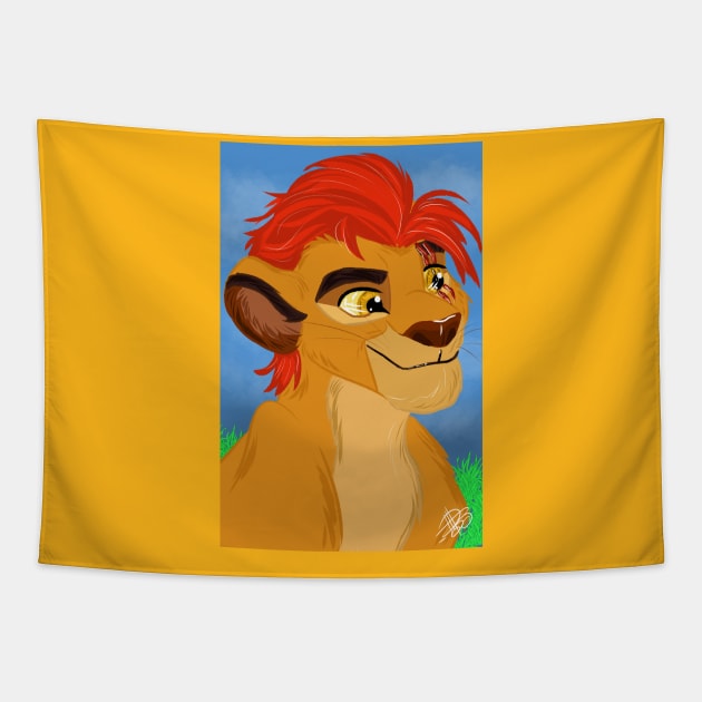 The Lion Guard Kion Tapestry by OCDVampire