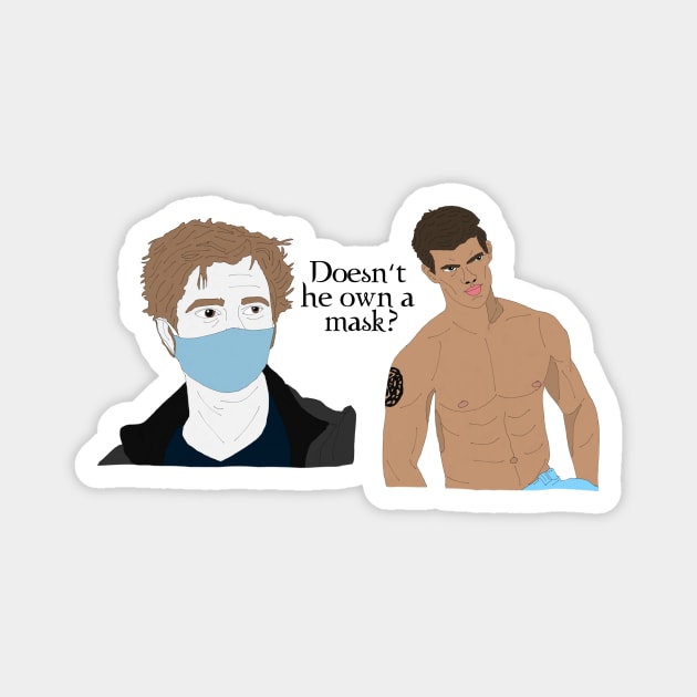 Team Edward vs. Team Jacob Magnet by PlanetWeirdPod