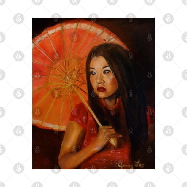 Geisha with a Parasol by jennyleeandjim