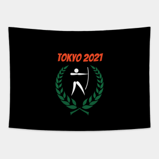 Archery Tokyo 2021 Olympics Tapestry