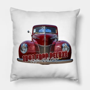 1940 Ford Deluxe Flathead V8 Coupe Pillow