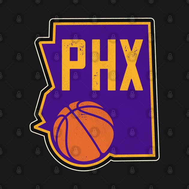 Phoenix Basketball State Outline by darklordpug