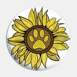 Dog Parent - Sunflower Design Pin